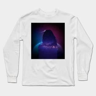 silhouette portrait of people Long Sleeve T-Shirt